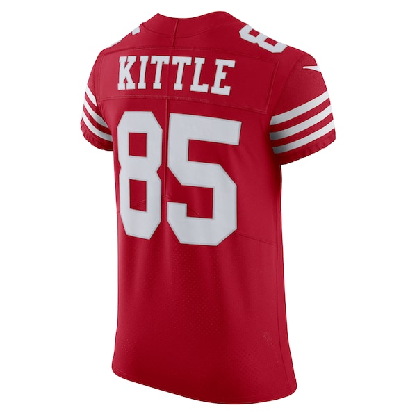 George Kittle San Francisco 49ers Nike Vapor Elite Jersey - Scarlet/Red/White - Image 4