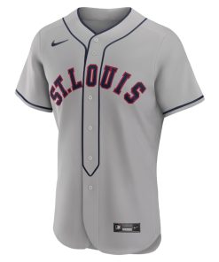 Alternative view of Paul Goldschmidt St. Louis Cardinals Nike 2024 Rickwood Classic Authentic Player Jersey - Gray