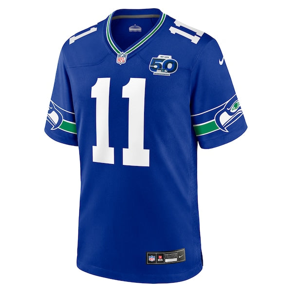Jaxon Smith-Njigba Seattle Seahawks Nike Alternate 50th Season Game Jersey - Royal/College Navy - Image 3