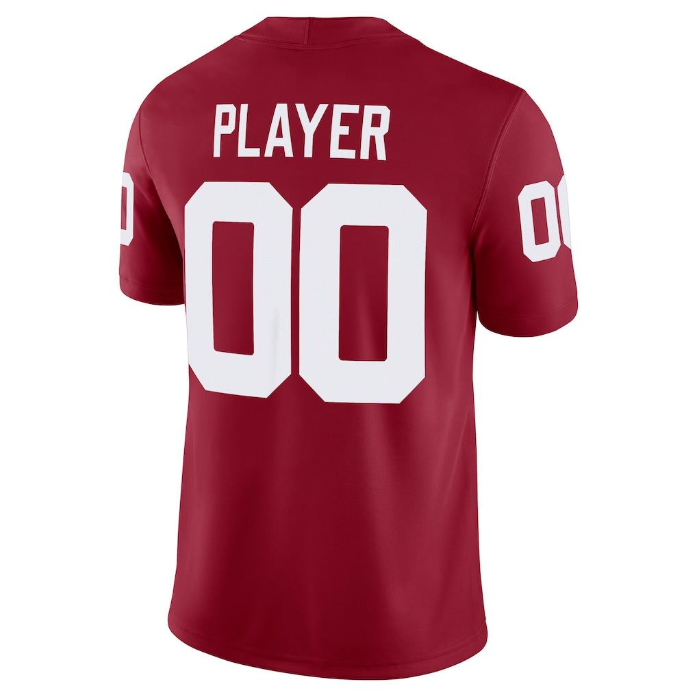 Oklahoma Sooners Jordan Brand NIL Pick-A-Player Football Replica Jersey - Crimson - Image 3