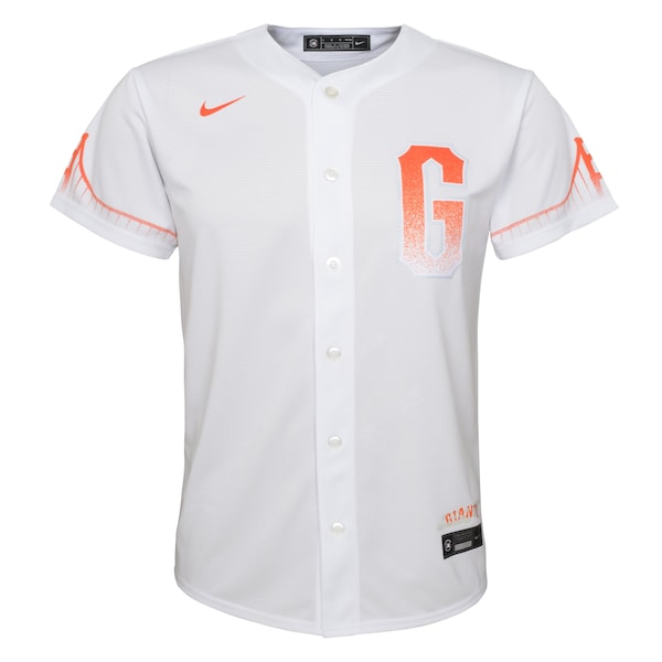 Brandon Crawford San Francisco Giants Nike Toddler City Connect Replica Player Jersey - White - Image 2