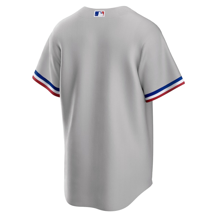 Texas Rangers Nike Road Replica Team Jersey - Gray - Image 3