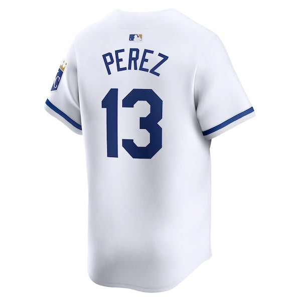 Salvador Perez Kansas City Royals Nike Home Limited Player Jersey - White - Image 3