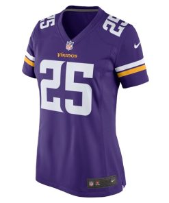 Alternative view of Theo Jackson Minnesota Vikings Nike Women's Home Game Player Jersey - Purple