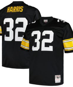 Franco Harris Pittsburgh Steelers Big & Tall 1976 Legacy Retired Player Jersey - Black