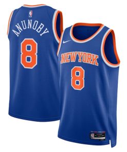 OG Anunoby New York Knicks Nike Unisex Swingman Jersey - Icon Edition - Blue