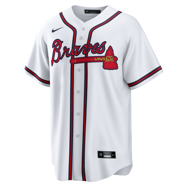 Ryan Klesko Atlanta Braves Nike Home Retired Player Replica Jersey - White - Image 2