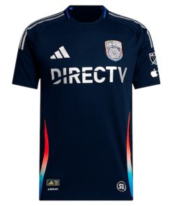 Alternative view of San Diego FC adidas 2025 State of Flow Authentic Jersey - Navy