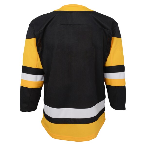 Pittsburgh Penguins Youth Home Premier Blank Jersey - Black - Image 3