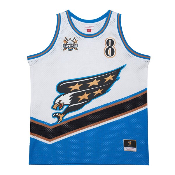 Alexander Ovechkin Washington Capitals Unisex Maxxed Out Fashion Basketball Jersey - White - Image 2