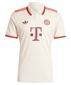 Alternative view of Bayern Munich adidas Originals Youth  2024/25 Third Replica Jersey - Cream