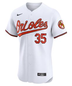 Alternative view of Adley Rutschman Baltimore Orioles Nike Home Elite Jersey - White