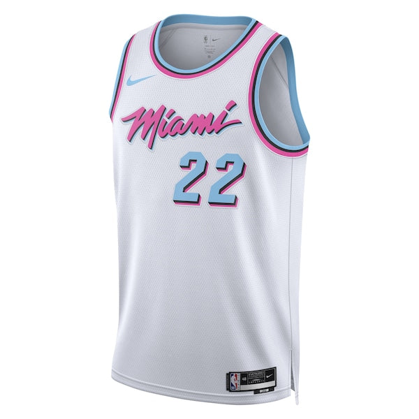 Jimmy Butler Miami Heat Nike Unisex 2024/25 Swingman Player Jersey - City Edition - White - Image 2