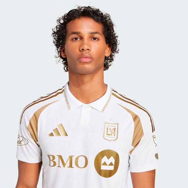 LAFC adidas 2025 Secondary Authentic Jersey - White - Image 7