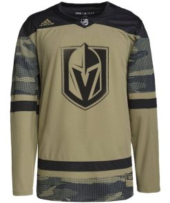 Alternative view of Vegas Golden Knights adidas Military Appreciation Team Authentic Practice Jersey - Camo