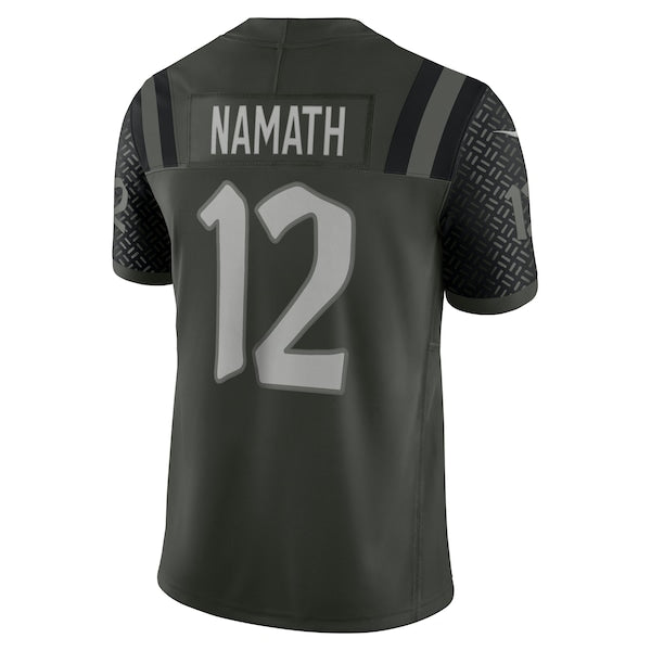 Joe Namath New York Jets Nike 2025 Rivalries Collection Retired Player Limited Jersey - Gotham Green - Image 3