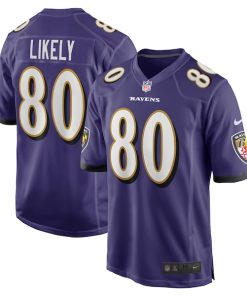 Isaiah Likely Baltimore Ravens Nike Player Game Jersey - Purple
