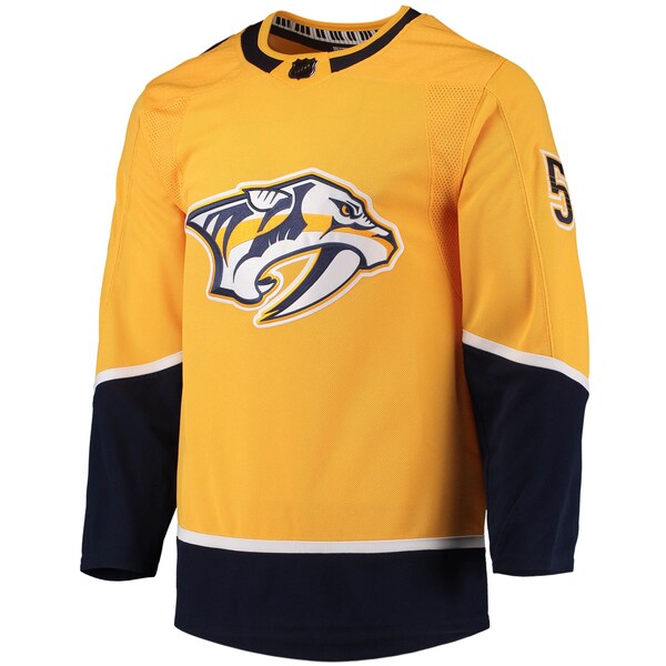 Roman Josi Nashville Predators adidas Home Primegreen Authentic Player Jersey - Gold - Image 2