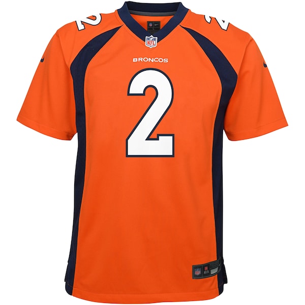 Patrick Surtain II Denver Broncos Nike Youth Game Jersey - Orange - Image 2