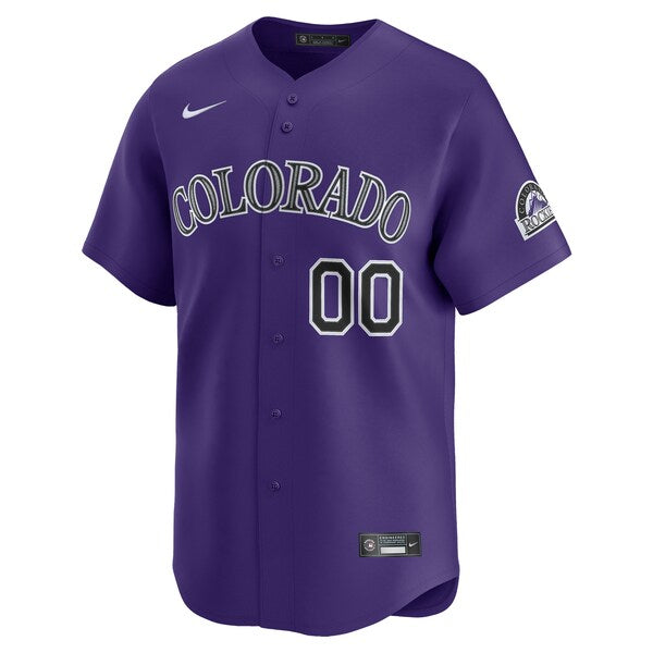 Youth Colorado Rockies Nike Alternate Limited Custom Jersey - Purple - Image 2