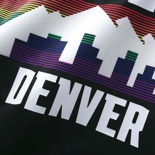 Nikola Joki? Denver Nuggets 2025/26 City Edition Fast Break Jersey - Black - Image 4