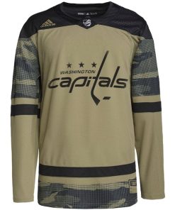 Alternative view of Washington Capitals adidas Military Appreciation Team Authentic Practice Jersey - Camo