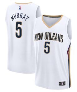 Dejounte Murray New Orleans Pelicans  Youth Fast Break Replica Player Jersey - Association - White Edition