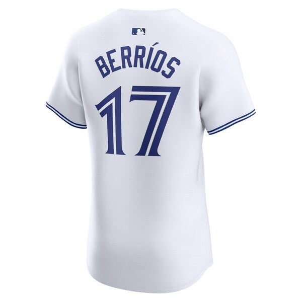 Jose Berrios Toronto Blue Jays Nike Home Elite Player Jersey - White - Image 3