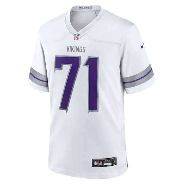 Christian Darrisaw Minnesota Vikings Nike Alternate Game Jersey - White - Image 2
