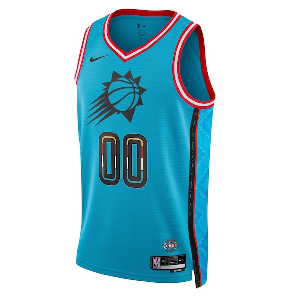 Phoenix Suns Nike Unisex 2022/23 Swingman Custom Jersey - City Edition - Turquoise - Image 2