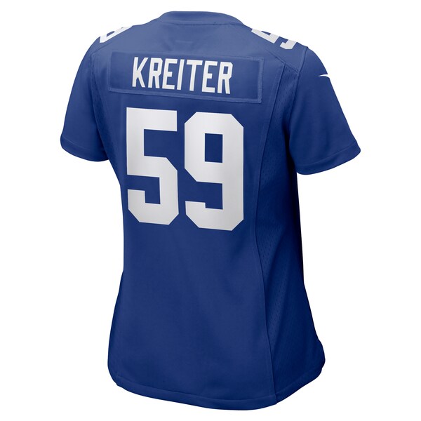 Casey Kreiter New York Giants Nike Women's Team Game Jersey - Royal - Image 3