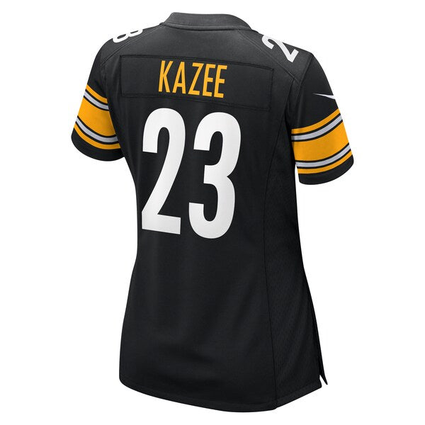 Damontae Kazee Pittsburgh Steelers Nike Women's Game Jersey - Black - Image 3