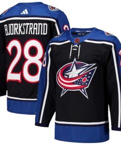 Oliver Bjorkstrand Columbus Blue Jackets adidas Reverse Retro 2.0 Authentic Player Jersey - Black