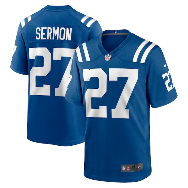 Trey Sermon Indianapolis Colts Nike Game Jersey - Royal