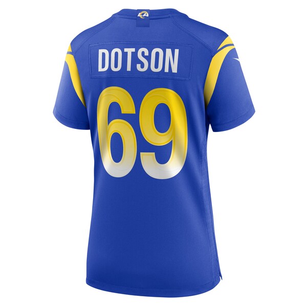 Kevin Dotson Los Angeles Rams Nike Women's Game Jersey - Royal - Image 3