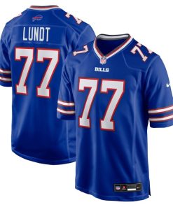 Chase Lundt Buffalo Bills Nike Team Game Jersey -  Royal