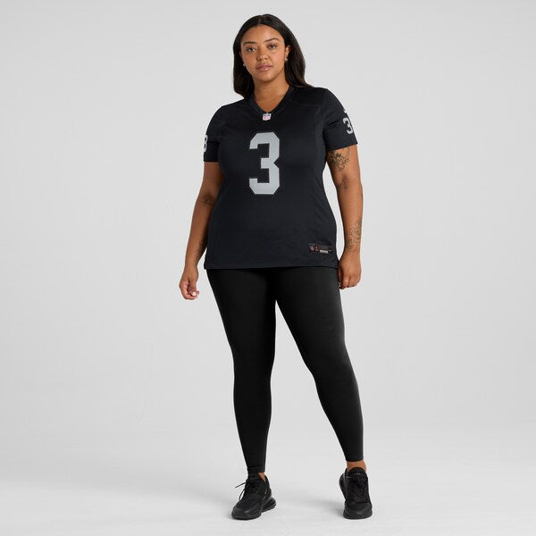 Zamir White Las Vegas Raiders Nike Women's Game Jersey - Black - Image 6