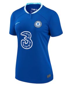 Alternative view of Christian Pulisic Chelsea Nike Women's 2022/23 Home Replica Jersey - Blue