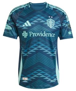 Alternative view of Jesus Ferreira Seattle Sounders FC adidas 2025 The Salish Sea Kit Authentic Player Jersey - Blue