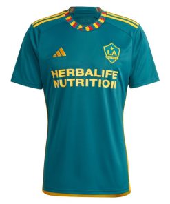 Alternative view of Gabriel Pec LA Galaxy adidas 2024 LA Kit Replica Player Jersey - Green