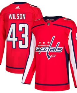 Tom Wilson Washington Capitals adidas Home Authentic Player Jersey - Red