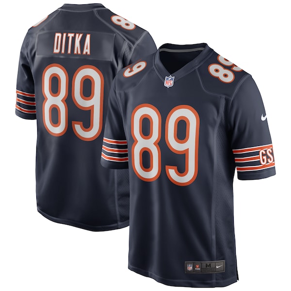 Mike Ditka Chicago Bears Nike Game Retired Player Jersey - Navy/Orange/White - Image 2