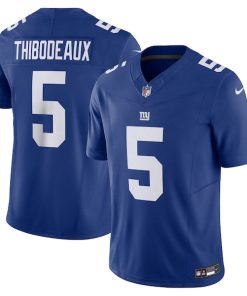 Alternative view of Kayvon Thibodeaux New York Giants Nike Vapor F.U.S.E. Limited Jersey - Royal/White
