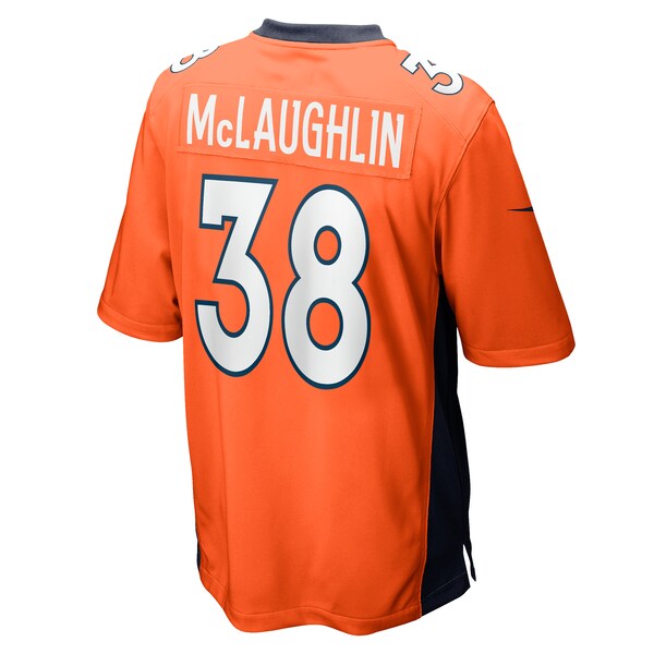 Jaleel McLaughlin Denver Broncos Nike Game Jersey - Orange - Image 3
