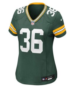 Alternative view of Kamal Hadden Green Bay Packers Nike Women's Team Game Jersey -  Green