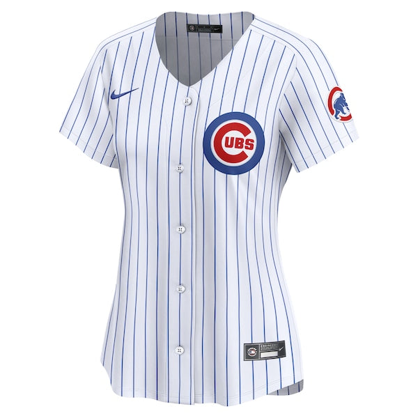Chicago Cubs Nike Women's Home Limited Custom Jersey - White - Image 2