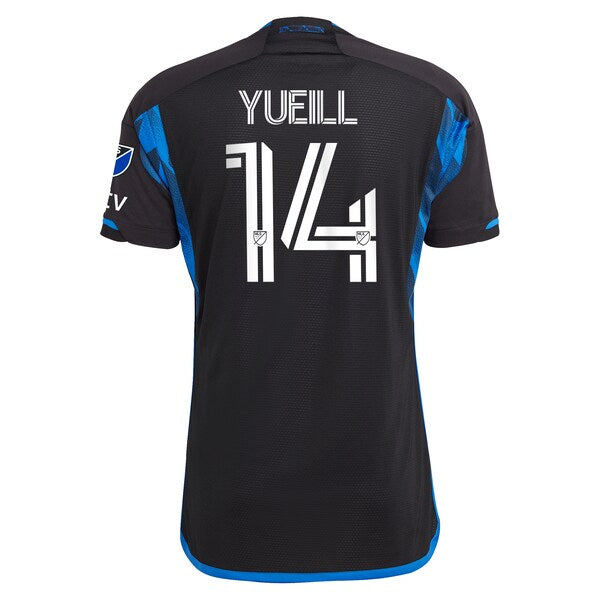 Jackson Yueill San Jose Earthquakes adidas 2024 Active Fault Authentic Player Jersey - Blue - Image 3