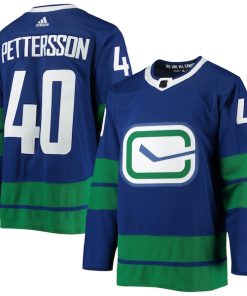 Elias Pettersson Vancouver Canucks adidas 2020/21 Authentic Alternate Player Jersey - Blue