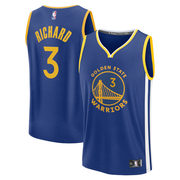Will Richard Golden State Warriors Fast Break Replica Jersey - Blue - Icon Edition