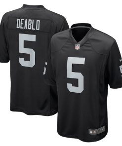 Divine Deablo Las Vegas Raiders Nike Player Game Jersey - Black